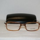 Brand New Calvin Klein Brown Horn 812 51-19 Eyeglasses: Mod. 812 (085) & Case