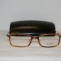 Brand New Calvin Klein Brown Horn 812 51-19 Eyeglasses: Mod. 812 (085) & Case