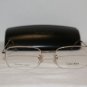 Brand New Calvin Klein 390 Gold 52-20 Eyeglasses: Mod. 390 (502) & Case