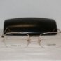 Brand New Calvin Klein 390 Gold 52-20 Eyeglasses: Mod. 390 (502) & Case