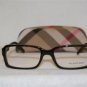 Brand New Burberry BE 2078 Tortoise 3002 Eyeglasses: Mod. 2078 54-17 & Case
