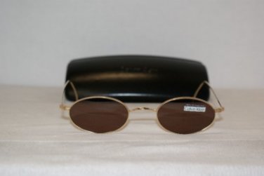 Brand New Calvin Klein Gold C5 Sunglasses: Mod. C5 & Case