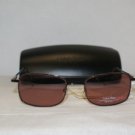 Brand New Calvin Klein 167 Dark Burgundy Sunglasses: Mod. 167 (587P) & Case
