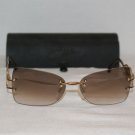 Brand New Cazal 925 Shiny Gold Sunglasses: Mod. 925 & Case