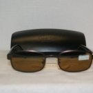 Brand New Calvin Klein 260 Dark Brown Sunglasses: Mod. 260S (589) & Case
