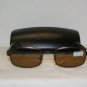 Brand New Calvin Klein 260 Dark Brown Sunglasses: Mod. 260S (589) & Case