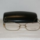 Brand New Calvin Klein Gold 554 50-16 Eyeglasses: Mod. 554 (073) & Case