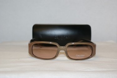 Brand New Calvin Klein 685 Brown Sunglasses Mod. 685S & Case