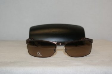 Brand New Calvin Klein 1079 Brown Sunglasses: Mod. 1079 & Case