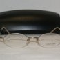 Brand New Calvin Klein 161 Light Gold 48-19 Eyeglasses: Mod. 161 (504) & Case