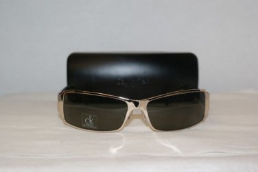 Brand New Calvin Klein 1051 Gold Sunglasses: Mod. 1051S & Case