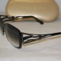 Brand New Caviar 1744 Shiny Black Sunglasses: Mod. 1744 (C24) 58-17 & Case