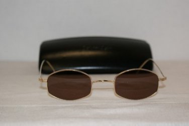 Brand New Calvin Klein C6 Gold Sunglasses: Mod. C6 & Case