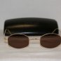 Brand New Calvin Klein C6 Gold Sunglasses: Mod. C6 & Case
