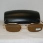 Brand New Calvin Klein 166 Shiny Gold Sunglasses: Mod. 166 (510) & Case