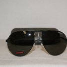 Brand New Carrera 1 Matte Black Sunglasses: Mod. Carrera 1 (PDE) 61-14 & Case