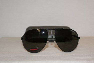 Brand New Carrera 1 Matte Black Sunglasses: Mod. Carrera 1 (PDE) 61-14 & Case