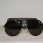 Brand New Carrera 1 Matte Black Sunglasses: Mod. Carrera 1 (PDE) 61-14 & Case