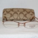 Brand New Coach Denise Orange 51-17 Eyeglasses: Mod. Denise & Case