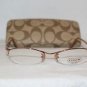 Brand New Coach Denise Orange 51-17 Eyeglasses: Mod. Denise & Case