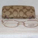 Brand New Coach Reagan Rose 49-17 Eyeglasses: Mod. Reagan & Case