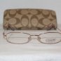 Brand New Coach Reagan Rose 49-17 Eyeglasses: Mod. Reagan & Case
