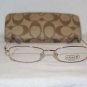 Brand New Coach Reagan Rose 49-17 Eyeglasses: Mod. Reagan & Case