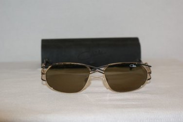 Brand New Cazal 981 Black & Gold Sunglasses: Mod. 981 &Case