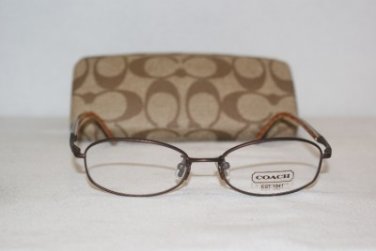 Brand New Coach Corey Dark Brown 48-16 Eyeglasses: Mod. Corey & Case
