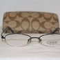 Brand New Coach Sherri Black 49-17 Eyeglasses: Mod. Sherri & Case