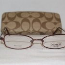 Brand New Coach Joanna Bordeaux 49-17 Eyeglasses: Mod. Joanna & Case