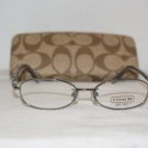 Brand New Coach Corey Dark Grey 48-16 Eyeglasses: Mod. Corey & Case
