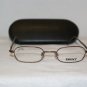 Brand New DKNY 6236 Brown 47-18 Eyeglasses: Mod. 6236 47-18 & Case