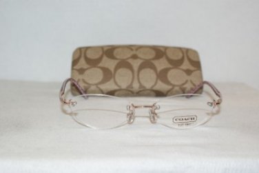 Brand New Coach Erin Pink 52-17 Eyeglasses: Mod. Erin & Case