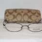 Brand New Coach Della Slate 50-17 Eyeglasses: Mod. Della & Case