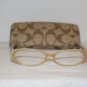 Brand New Coach Becky Caramel 48-14 Eyeglasses: Mod. Becky & Case
