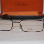 Brand New Cole Haan Eyeglass Mod. 985 Col. Brown  58-19-155 & Case