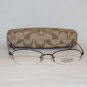 Brand New Coach Juliet Burgundy 48-17 Eyeglasses: Mod. Juliet & Case
