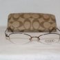 Brand New Coach Sherri Tan 49-17 Eyeglasses: Mod. Sherri 49-17 & Case