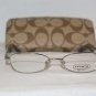 Brand New Coach Donna Gunmetal 49-17 Eyeglasses: Mod. Donna 117 & Case