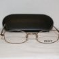 Brand New DKNY 6235 Gold 44-19 Eyeglasses: Mod. 6235 (225) & Case