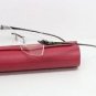 Brand New DKNY 6614 Shiny Silver Titanium 47-19 Eyeglasses: Mod 6614 & Case