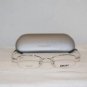 Brand New DKNY 6614 Shiny Silver Titanium 47-19 Eyeglasses: Mod 6614 & Case