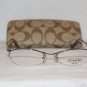 Brand New Coach Denise Grey 51-17 Eyeglasses: Mod. Denise & Case