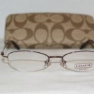 Brand New Coach Lily Bordeaux 48-17 Eyeglasses: Mod. Lily & Case