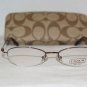 Brand New Coach Lily Bordeaux 48-17 Eyeglasses: Mod. Lily & Case