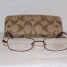 Brand New Coach Shannon Bordeaux 50-17 Eyeglasses: Mod. Shannon & Case
