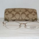 Brand New Coach Lily Sand 48-17 Eyeglasses: Mod. Lily 48-17 & Case