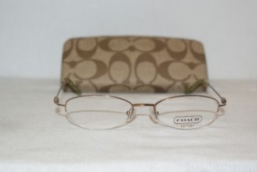 Brand New Coach Lily Sand 48-17 Eyeglasses: Mod. Lily 48-17 & Case