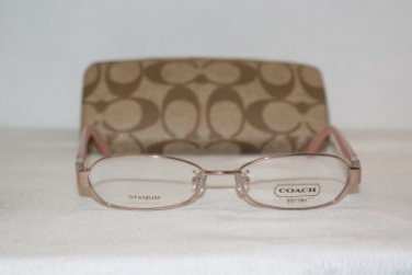 Brand New Coach Leslie Pink 53-16 Eyeglasses: Mod. Leslie 53-16 & Case